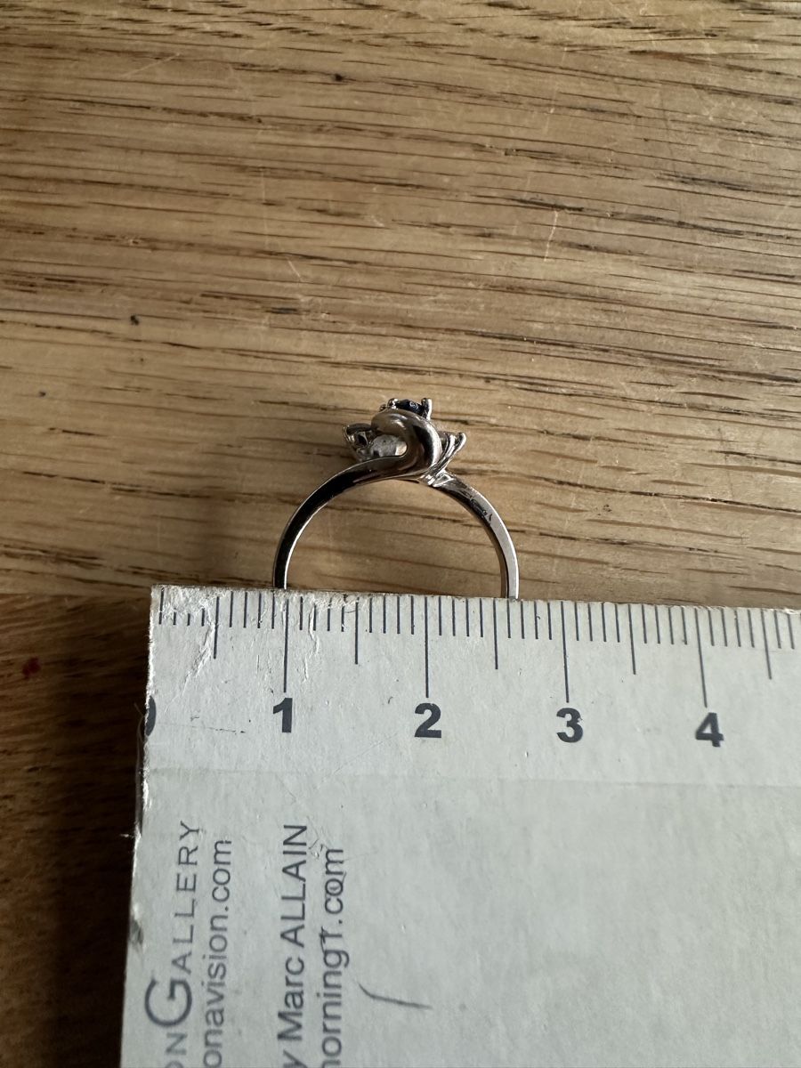 Ringe: Saphir mit Diamanten – Gebraucht aus Bäch SZ von Spiesson 5
