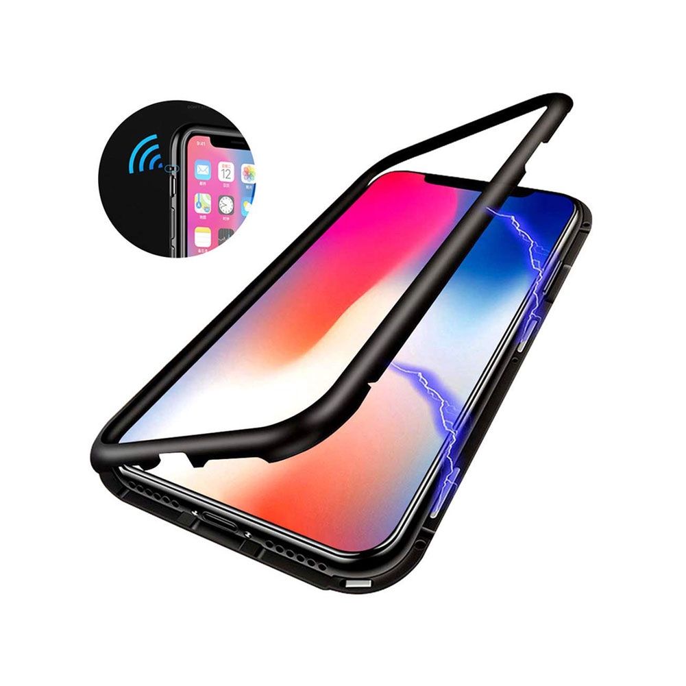 Cover & Protezioni schermo: iPhone XS max - Etui metal solide avec double face de verre – Nuovo e nell'imballaggio originale da Morges venduto da DigiAC 6