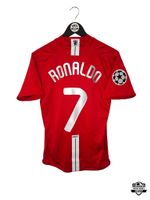 RONALDO #7 Original Manchester United 2007-09 Home Trikot CL