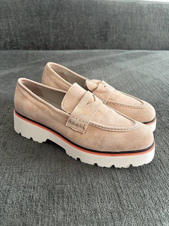 Scarpe da donna: Leder Loafer 38 Beige Neu – Nuovo e nell'imballaggio originale da Schwerzenbach venduto da Monalisa35
