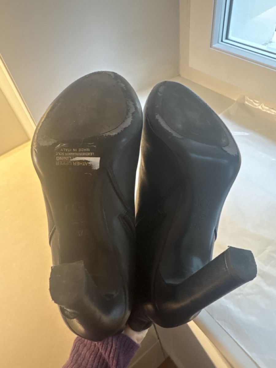 AGL Scarpe da donna: AGL Ankle Boots Leather Black Size 37.5 – Usato da Zürich venduto da agnes_to 1