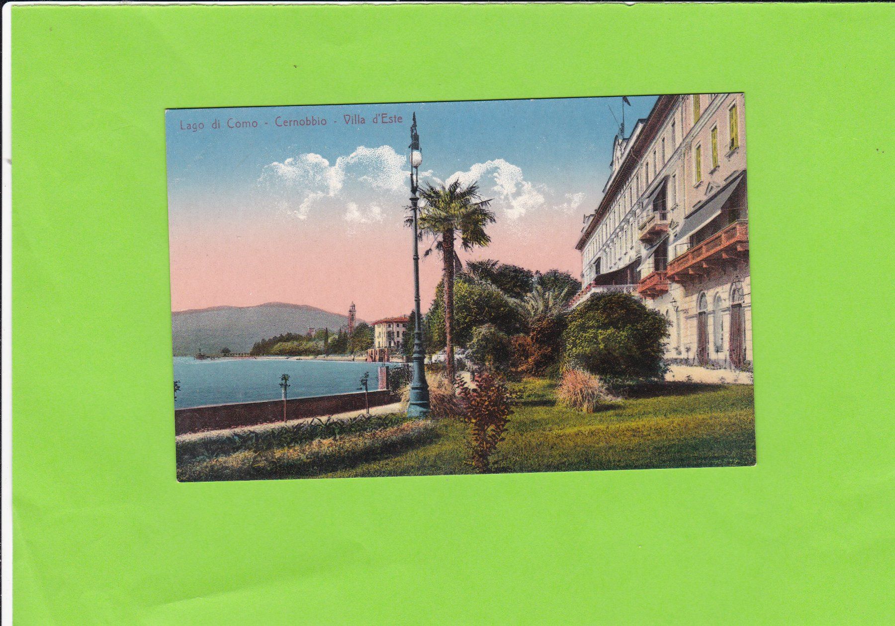 Cartoline postali: Cernobbio--Villa d'Este – Usato da St. Peterzell venduto da neckertal