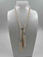 CHARLES GREIG PERLENSAUTOIR MIT DIAMANTEN