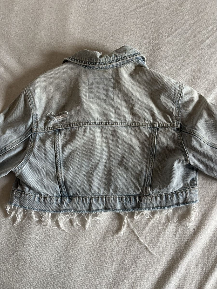 Stradivarius Giacche & Cappotti: Veste en jeans Stradivarius  – Usato da Vouvry venduto da sha_rk5q 1