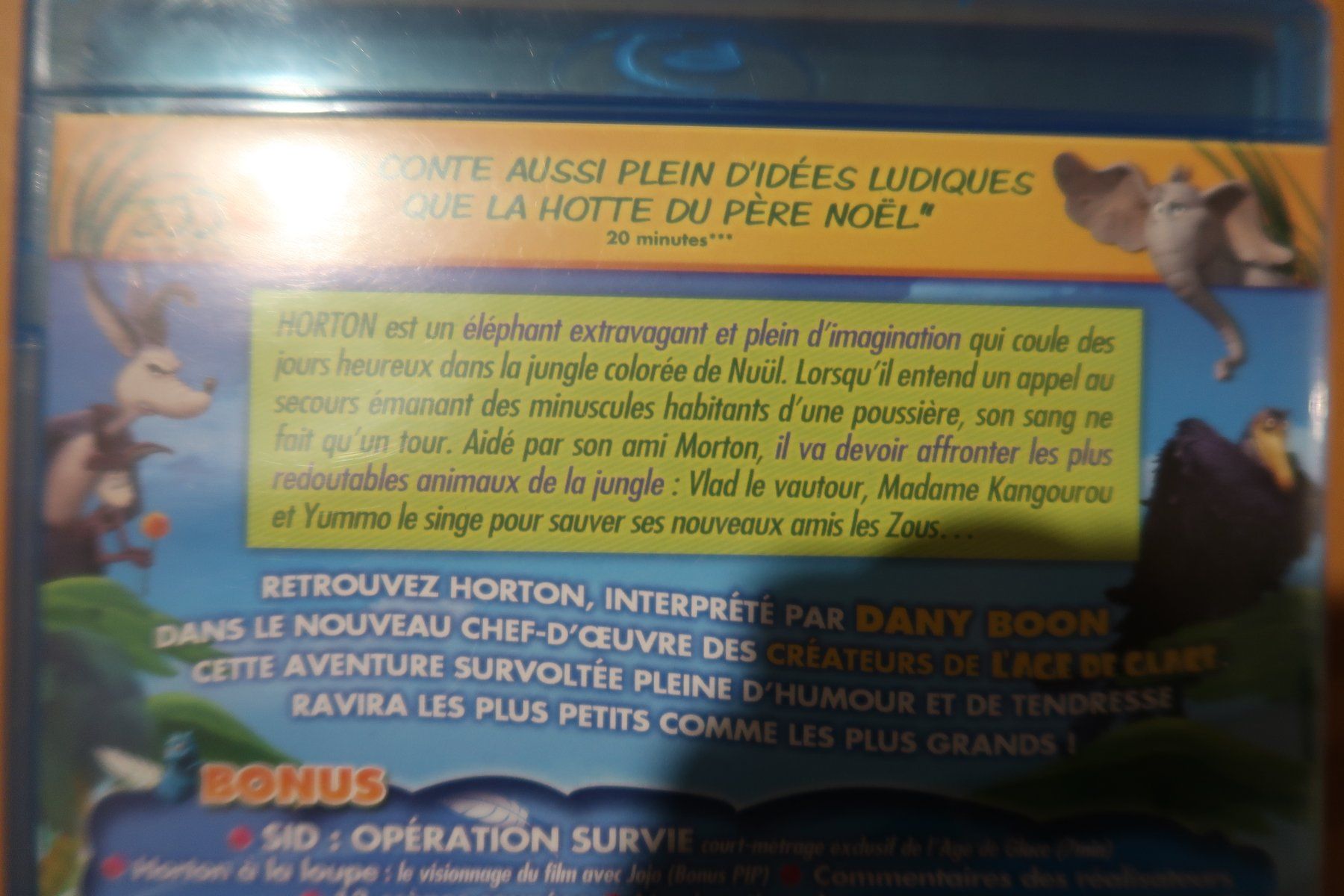 Tutti i DVDs: Blu-ray HORTON         Français Anglais – Usato da Porrentruy venduto da tupatup 5
