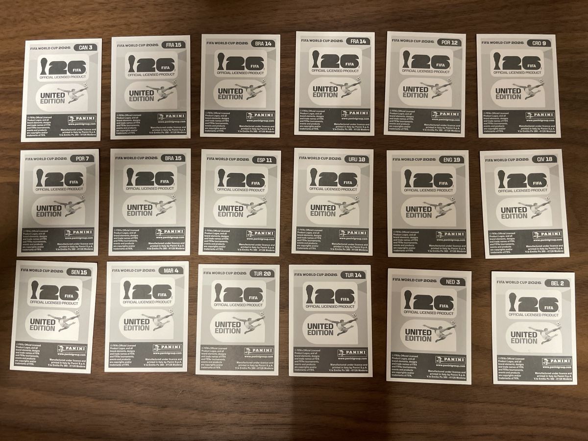 Panini Sammelbilder & Trading cards: 18 seltene Panini Sticker – Neu (gemäss Beschreibung) aus Galgenen von Stefan780 1