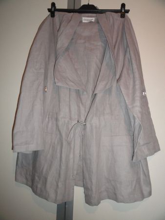 100% LEINEN CARDIGAN ... GR. 48/50 *** CHALOU