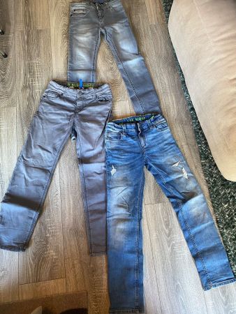 3 Jungen Jeans Hosen, BlueRidge Slim Fit 140