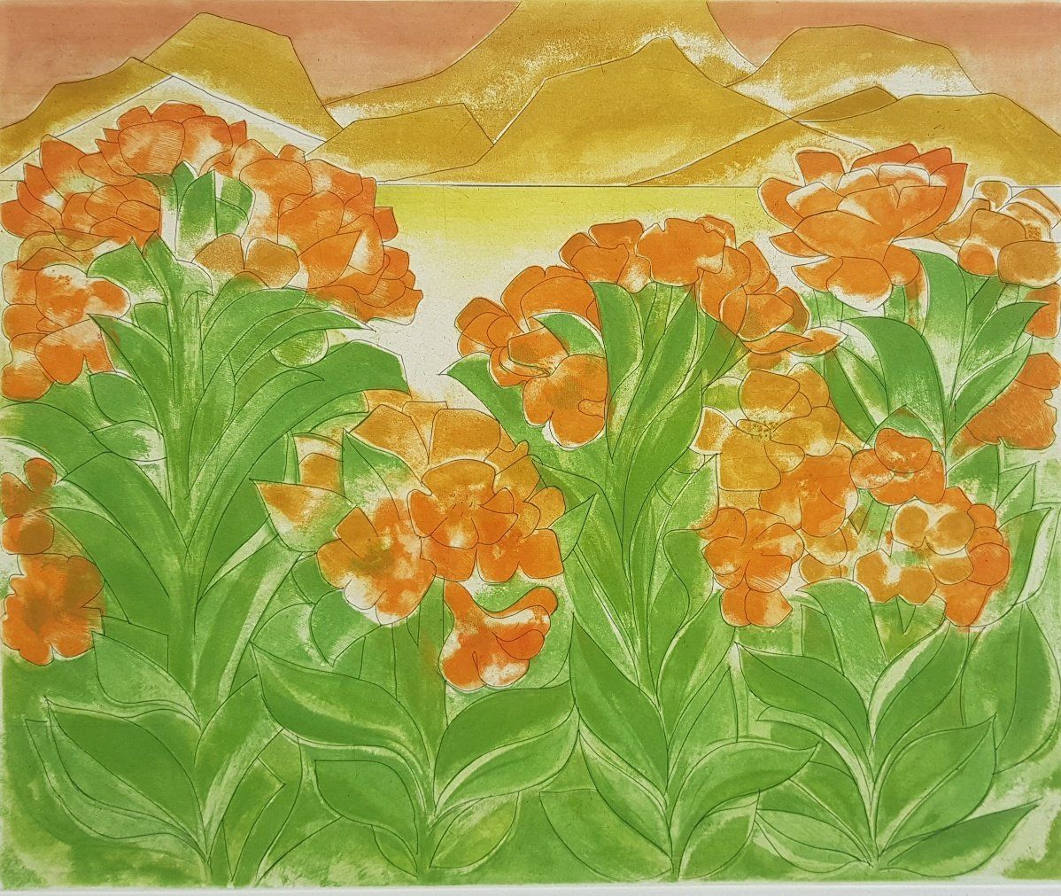 Grafica & Litografie: Alfred Finsterer -  1908 - 1996 Stuttgart   -  German Art – Usato da Horw venduto da Kunstreich7