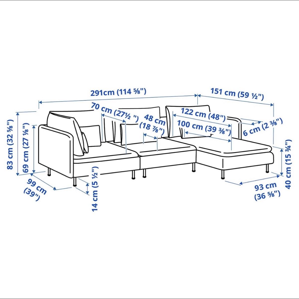 Ikea Sofas: Canapé Söderhamn Ikea – D'occasion à Lausanne par Kilakill 2