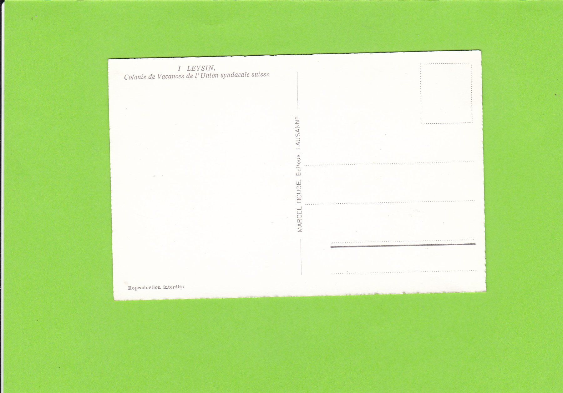 Cartes postales: Leysin – D'occasion à St. Peterzell par neckertal 1
