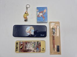 lot boîtes à crayons Tintin