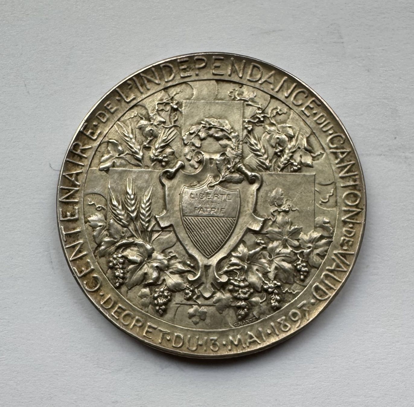 Medaglie: 1897 Medaille Vaud Silber unz – Nuovo (secondo la descrizione) da Kirchberg SG venduto da Zenhad69 1