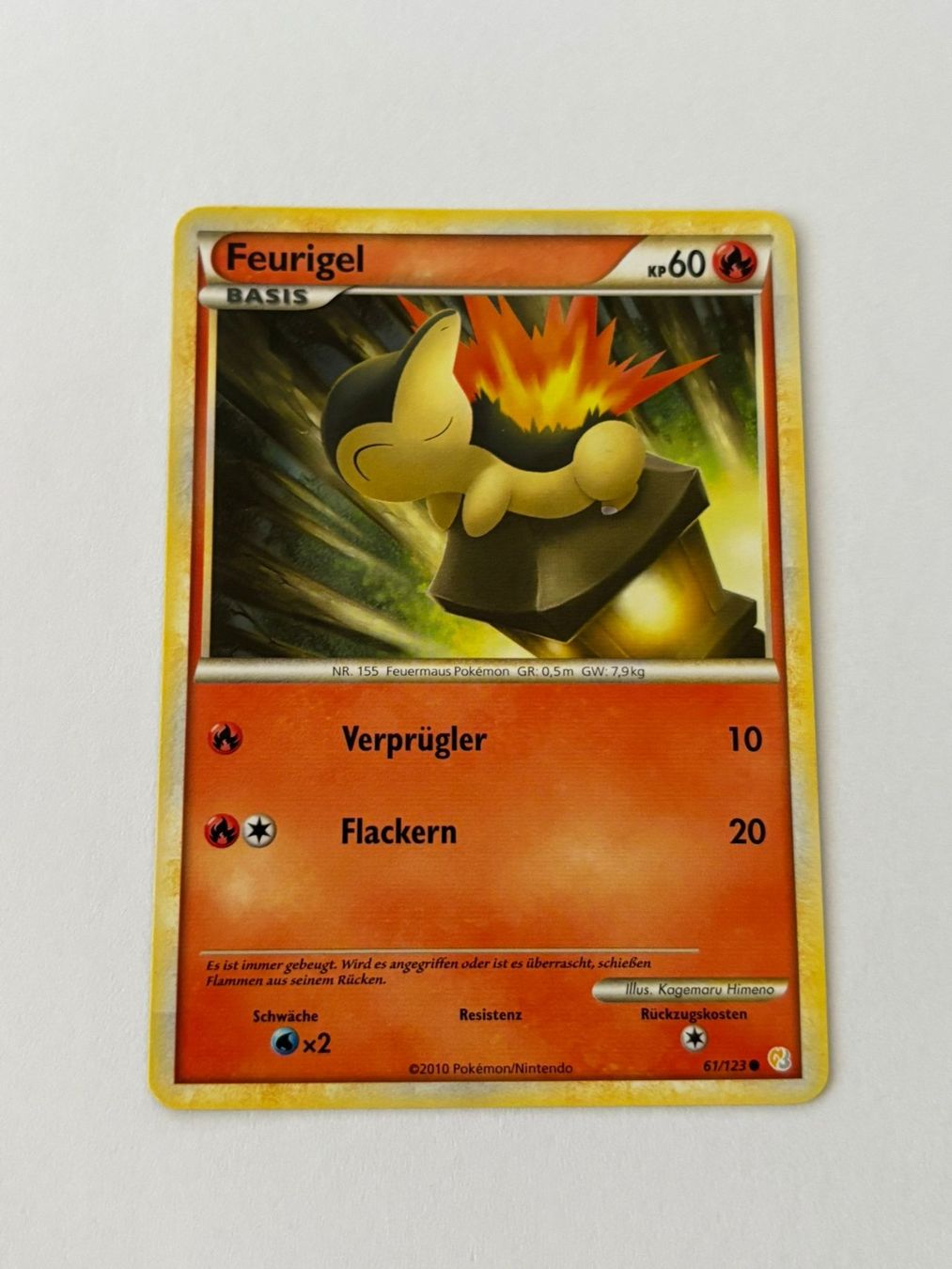 Pokémon Carte collezionabili: Pokemon-Karte Feurigel 61/123 – Usato da Herisau venduto da Seyashop1