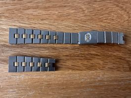 Cartier Santos Carrée Godron Bracelet Vintage Steel/Gold