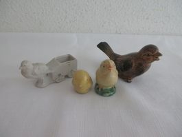 4 Sammlerstücke, Figuren von 1950