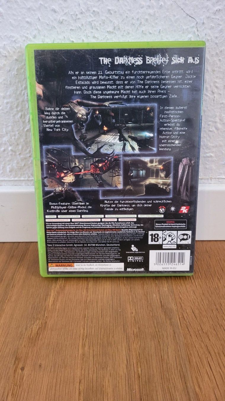 Microsoft Giochi: Xbox 360 - The Darkness – Usato da Münsingen venduto da DigitaleSpielecke 1