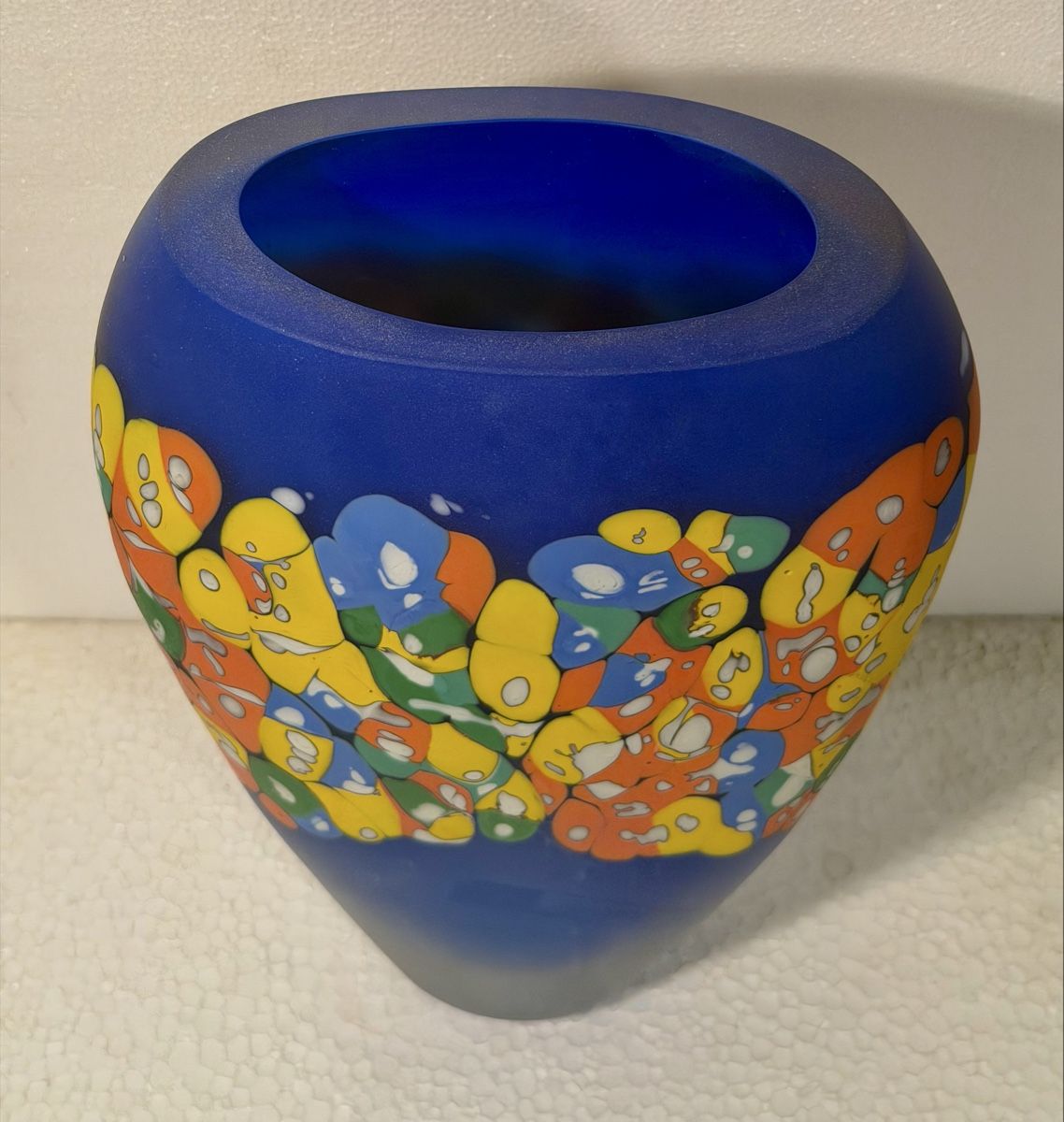 Vasi & Recipienti: Jean-Luc GARCIN Colourful, Unique Design Vase – Usato da Lausanne venduto da artnouveau04 2