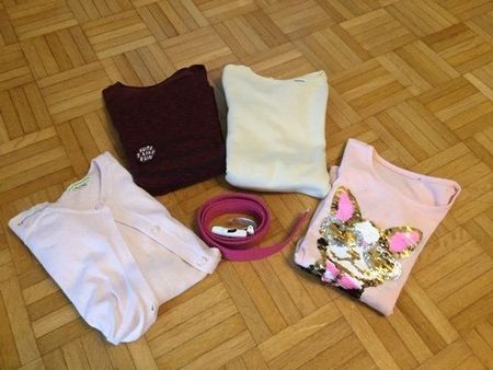 Kleiderpaket für Mädchen Gr. 128 / 134