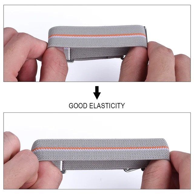 NATO bracelet élastique parachute 20mm - Moonswatch 2