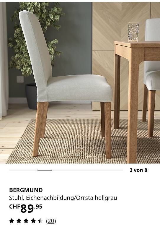 Sedie: 4 Stk. Bergmund Stühle Ikea – Usato da Luterbach venduto da Nemea53636 2