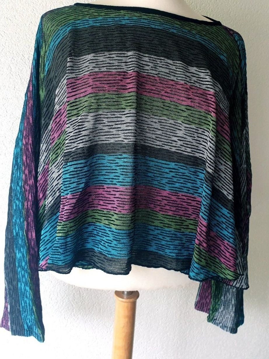Maglioni & Felpe: PULLOVER PULLI WEIT GESCHNITTEN S 36 BUNT VINTAGE TOP SHIRT – Usato da Elsau venduto da the-colorful-side 8