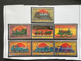 Guinea 1972 Serie   Eisenbahnen gest. (A327)