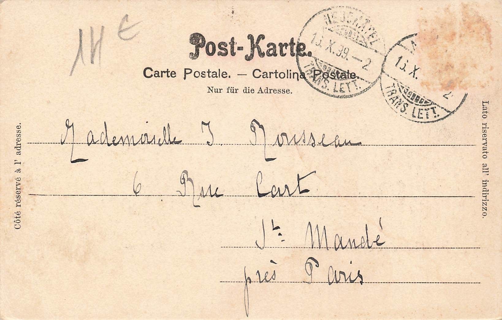 Cartoline postali: Neuchatel – Usato da Biasca venduto da Blenio71 1