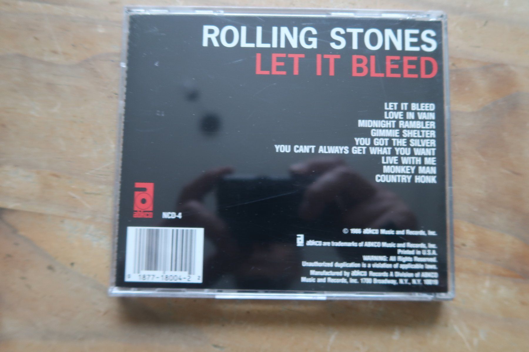CD: THE ROLLING STONES - LET IT BLEED - CD – Usato da Basel venduto da Patiscat 1