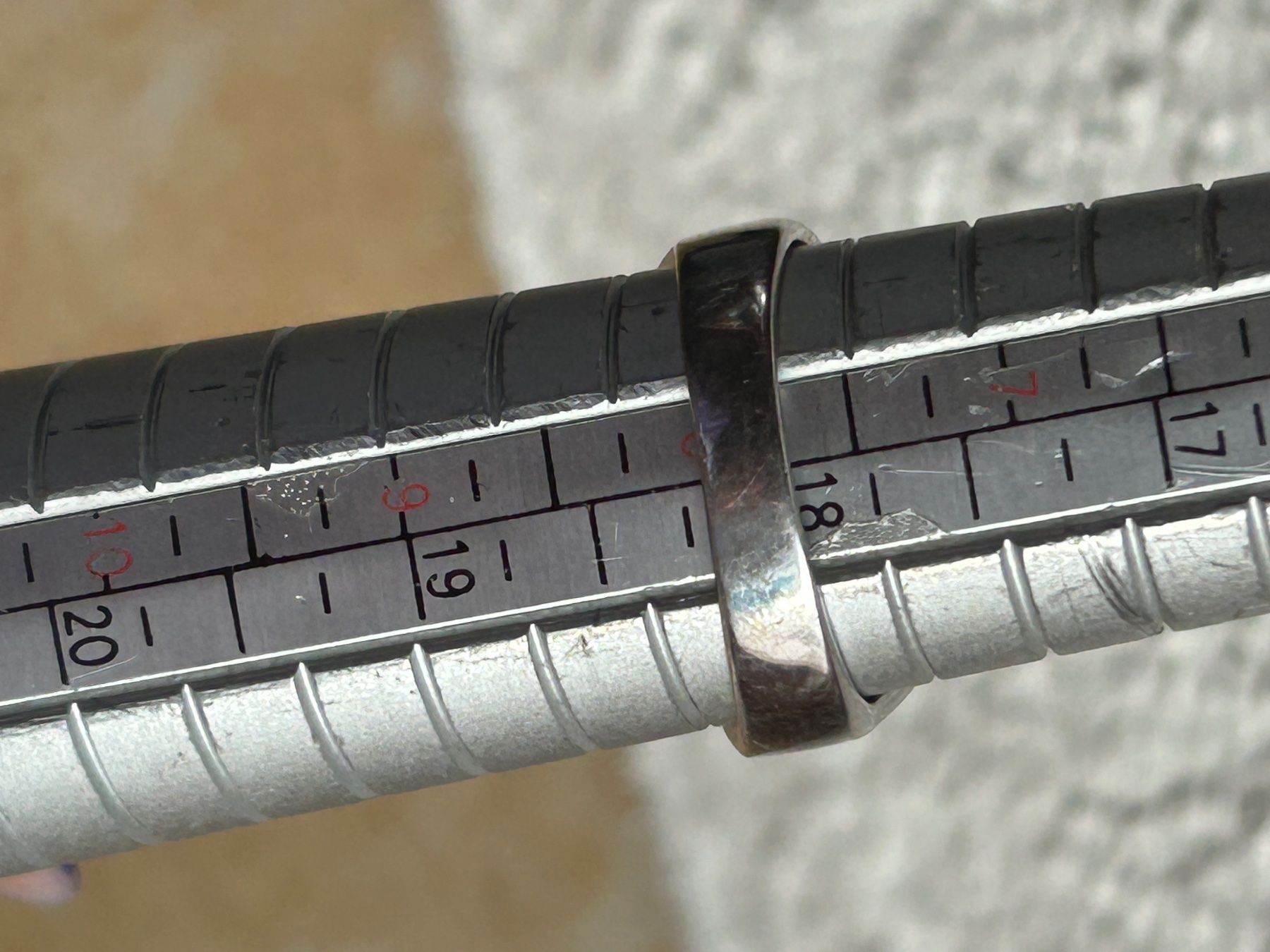 Anelli: Silberring WELLE WEISS (Grösse 57) – Usato da Laufen venduto da belleskulptur 4