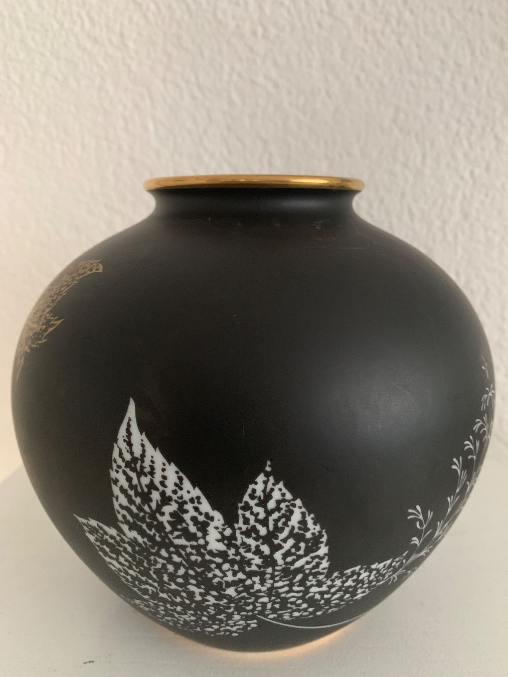 Rosenthal Vasen & Gefässe: Rosenthal Vase / Malvacea schwarz – Gebraucht aus Biel/Bienne von Katja01112 3