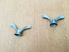 S M Flügelmuttern vorne Vintage