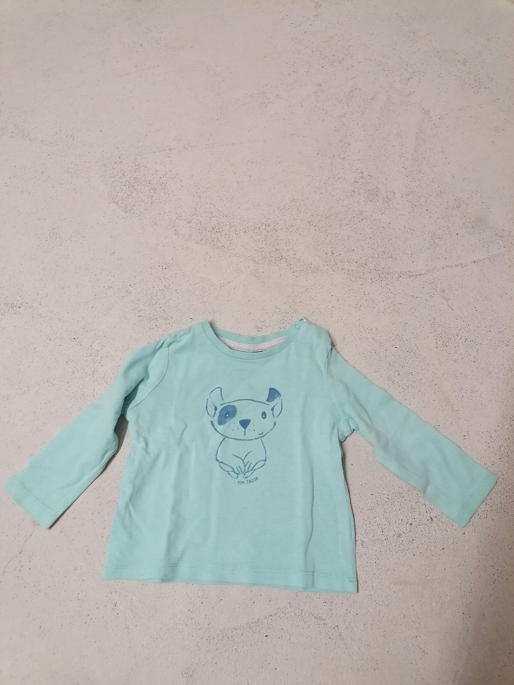 Maglioni & Felpe: Süsses Hündchen Langarmshirt , Gr. 74, Türkis – Usato da Netstal venduto da Salihoi
