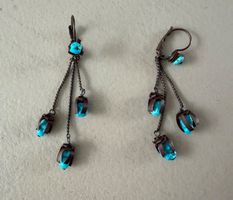 Modeschmuck Ohrhänger / Ohrringe - sehr schöner Zustand 🩵