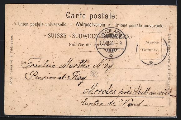 Cartoline postali: Litho Wengernalp, Kl. Scheidegg mit Eige – Usato da Berlin venduto da bartko-reher 1