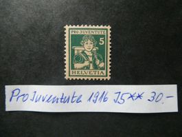 Pro Juventute 1916 Nr. J5 postfrisch