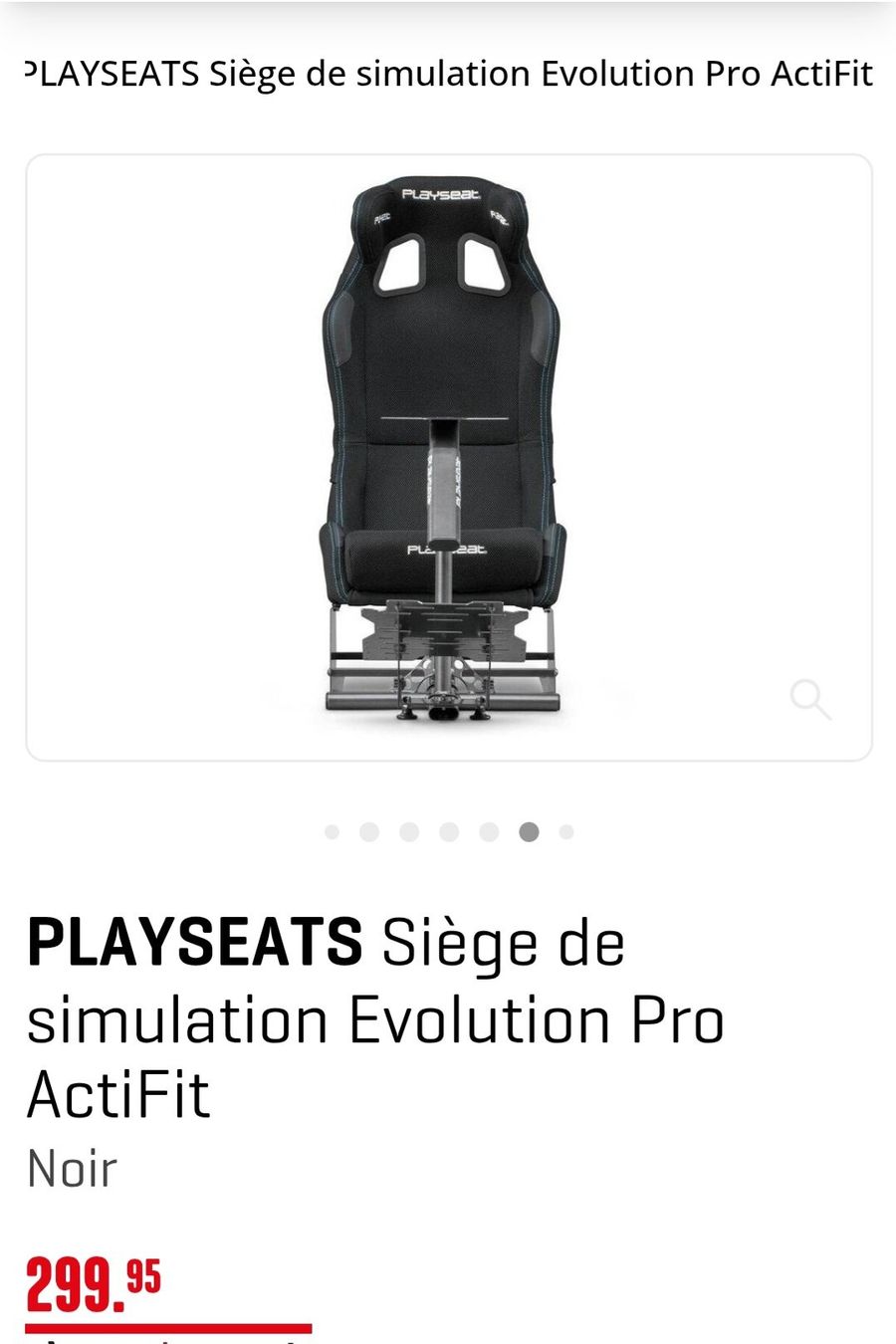 Playseat Sedie: Playseat Evolution Pro – Usato da Féchy venduto da Diogo_Neves96