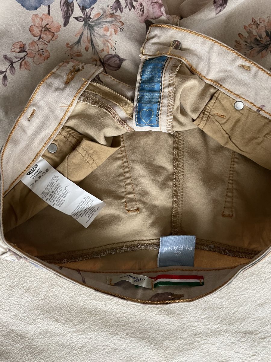 Please Jeans Pantaloni: Damen Hose floral Grösse M  – Usato da Luzern venduto da andyke 3