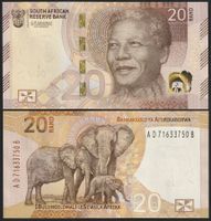 Südafrika 20 Rand UNC (2023) Nelson Mandela