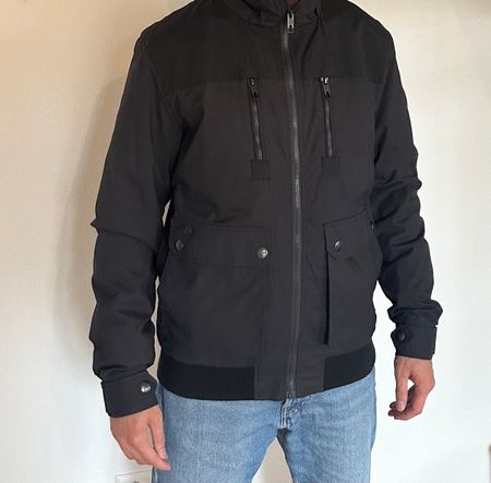 Jack&Jones Übergangsjacke, Schwarz, Grösse M, Top Zustand