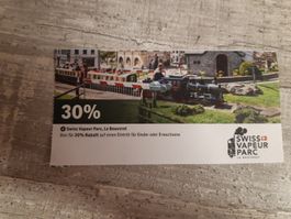 30% Swiss Vapeur Parc, Le Bouveret