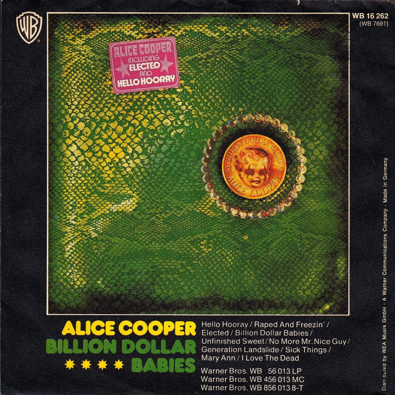 Dischi in vinile: Alice Cooper Vinyl Single von 1973 – Usato da Volketswil venduto da Abcrecords 1