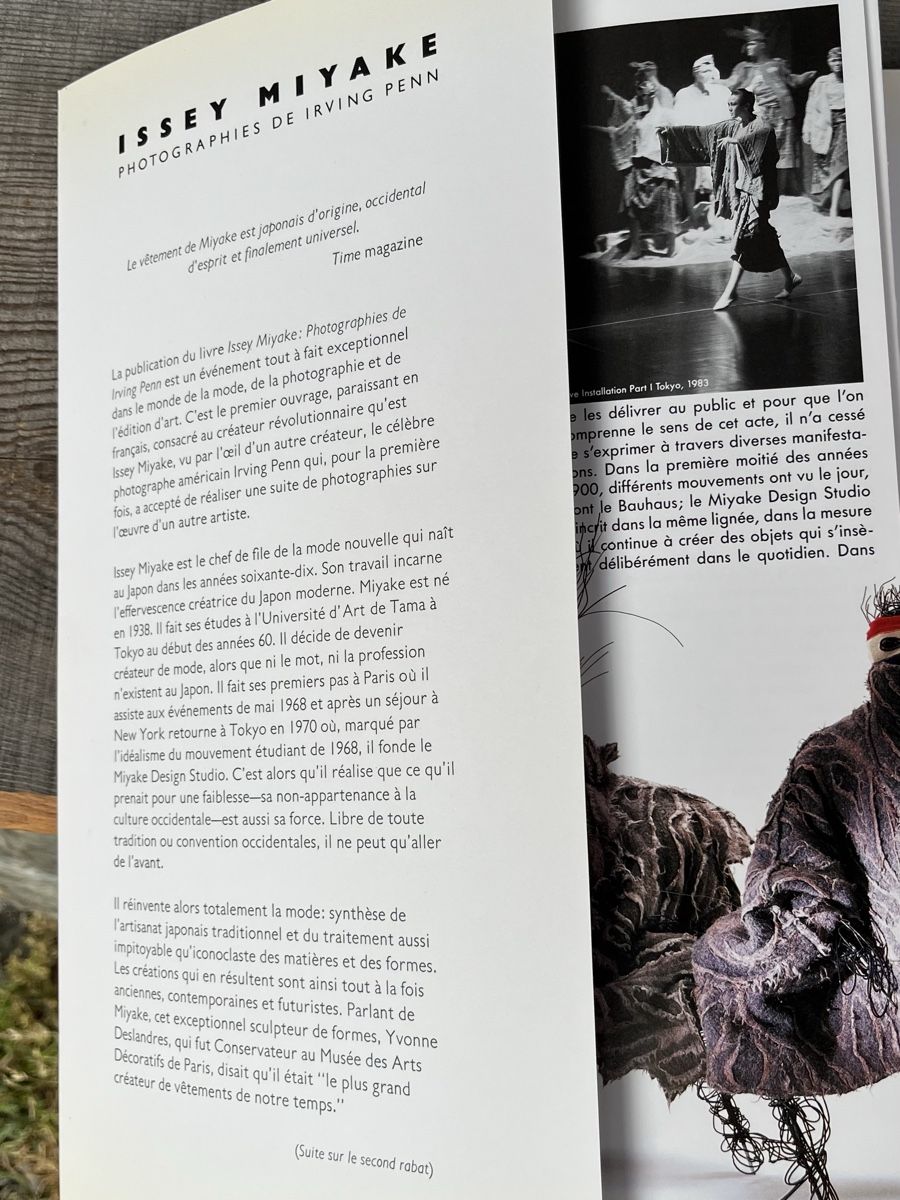 Libri: Issey Miyake - livre rare – Usato da Euseigne venduto da so.ART 6