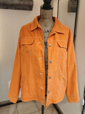 Biaggini Jacke orange Polyester Grösse 46 Neu
