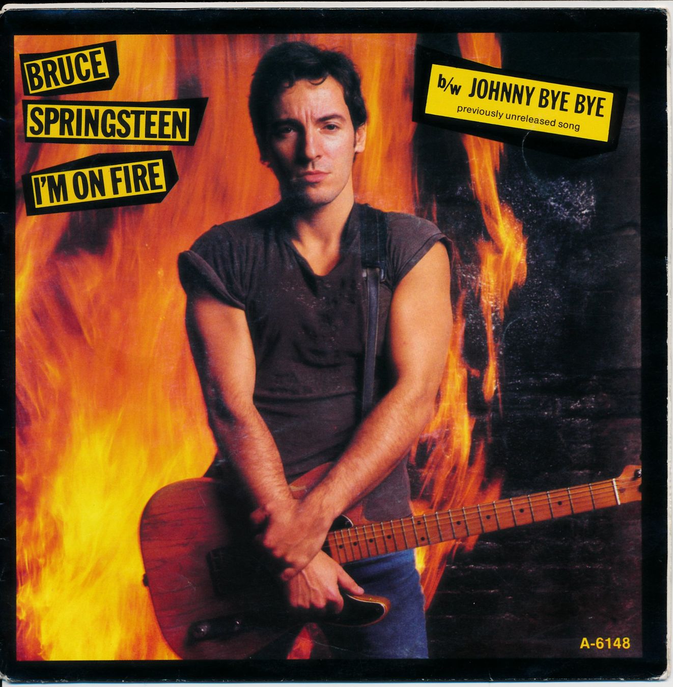 Dischi in vinile: BRUCE SPRINGSTEEN - I 'M ON FIRE (7'' Vinyl Single VG+) – Usato da Hedingen venduto da Studers
