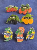 7 Pin-Set Hero Früchte