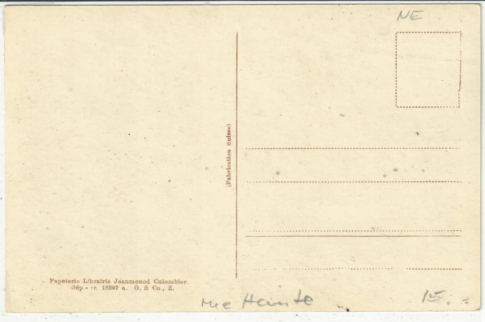 Cartoline postali: Colombier - rue Haute - animee – Usato da Ettingen venduto da Kartenplanet 1
