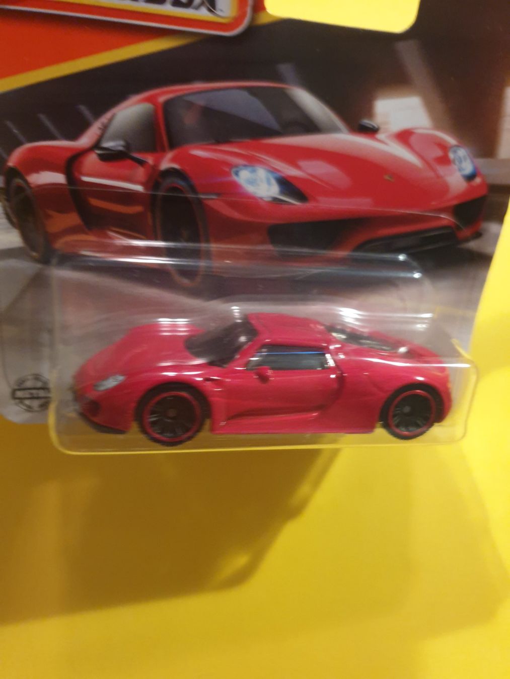 Matchbox Modellini d'auto: Matchbox PORSCHE 918 SPYDER – Nuovo e nell'imballaggio originale da Oftringen venduto da Rotor 2