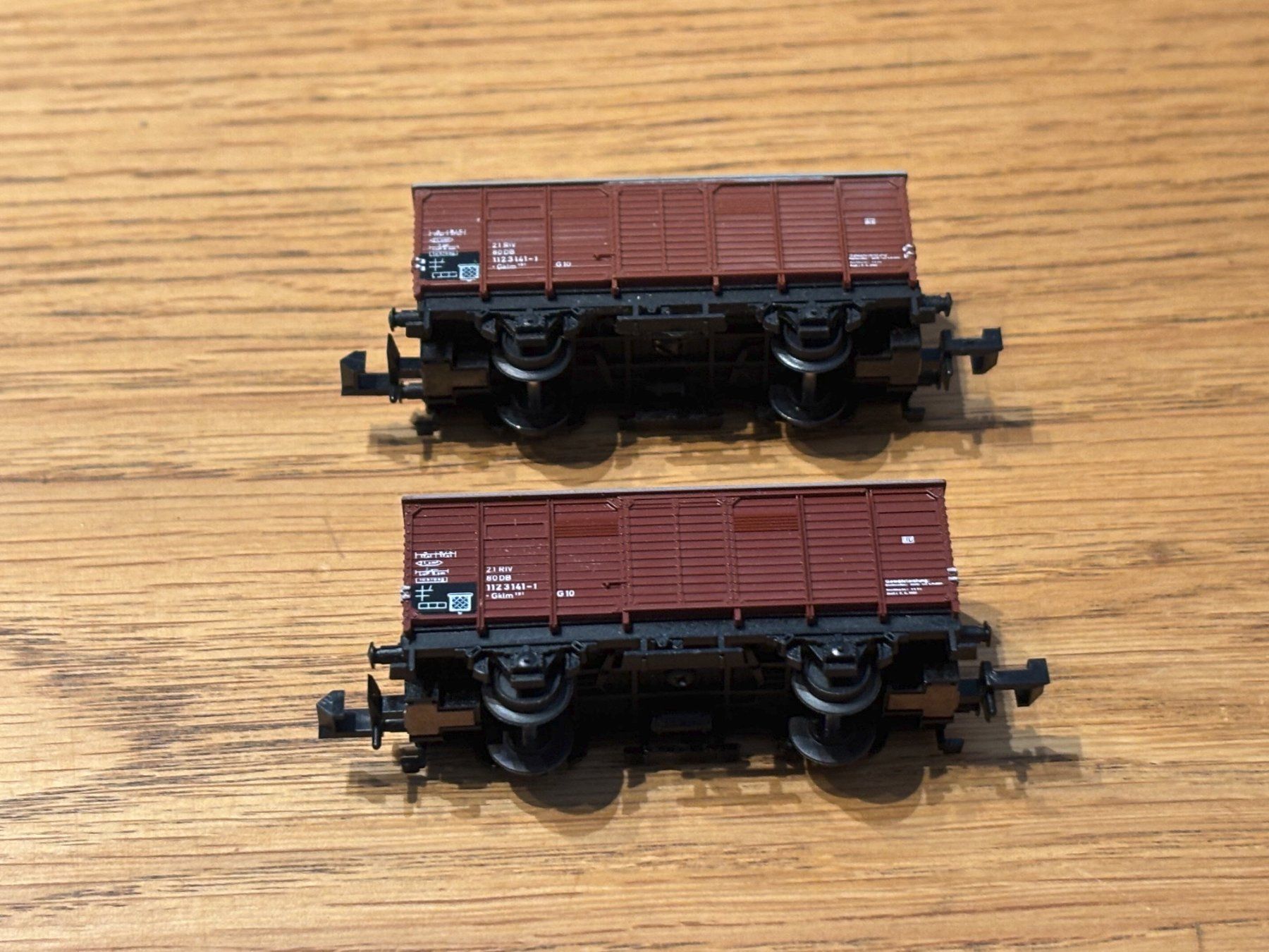 Modellini di ferrovie: L2383: 2 Güterwagen (Spur N) – Nuovo (secondo la descrizione) da Birsfelden venduto da Birs_25 4