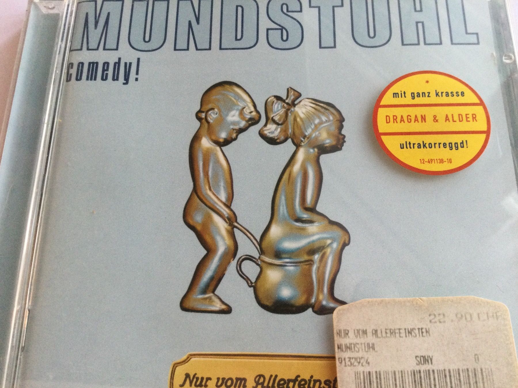 CD: MUNDSTUHL    COMEDY        DRAGAN  &  ADLER – Usato da Thierachern venduto da sweden08